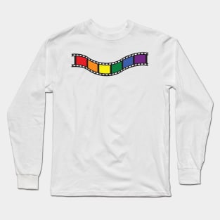 Film Strip - Rainbow Pride Long Sleeve T-Shirt